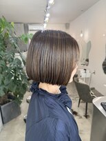 ソソ(soso)&nbsp;ミニボブ/ショートボブ/白髪ぼかし/30代40代50代60代/箕面