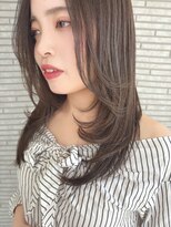 ルル 宇都宮(Loulou)&nbsp;レイヤースタイル×グレージュカラー