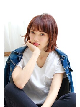 リバレイト(liberate) 【liberate】ラフな抜け感が可愛い♪セミウェットフェミニンボブ