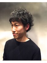 ヒロギンザ 上野店(HIRO GINZA) ニュアンスパーマ【上野】<理容室>/メンズ/ショート/個室>
