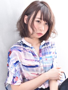 オウル(Owll) ★DISHEL★エアリーショートひし形シルエット☆グレージュ