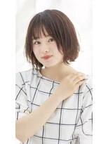 ミチオ ノザワ ヘアサロン ギンザ(Michio Nozawa HAIR SALON Ginza)&nbsp;ひし形小顔ナチュラルボブ×似合わせカット【瀧上丈司】