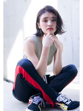 レニーバイエース(LANY by ACE) 【LANY 横浜】 ミディアムレングス×フォギーベージュ