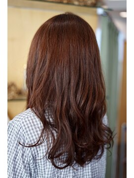 ハンズエミュ(hands emu) オレンジ×ブラウン