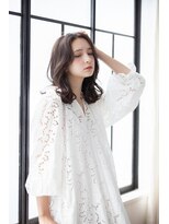 20代30代柔らかレイヤーミディアム