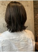 外ハネパーマ