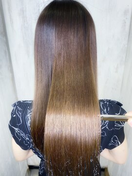 アンフィドットドゥルドゥ(AnFye.dueldo) ブリーチ毛の方をジュエリーシステム×LULUTr×縮毛矯正で艶髪♪