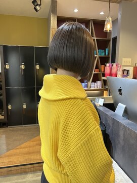 ボタン テンジン(VOTAN tenjin) 【VOTAN吉田航太】縮毛矯正で圧倒的におさまるボブ 天神大名