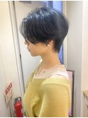 □ショート×ネイビーカラー□【高田馬場/20代/30代/40代】