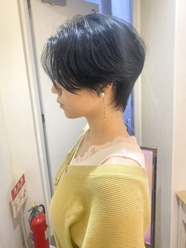 バサ 高田馬場店(BASSA) □ショート×ネイビーカラー□【高田馬場/20代/30代/40代】