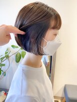 メルト 吉祥寺(melt)&nbsp;【宮本大輔】インナーカラーブルージュグレージュミニボブ