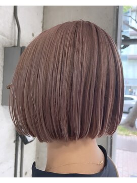 シェノン(Chainon) 透明感カラーミニボブ／髪質改善トリートメント/白髪ぼかし