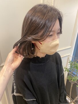 ヴィーヴォ 天六店(VIVO) 【VIVO】大人ボブ ヌーディーベージュ ブリーチなしグレージュ