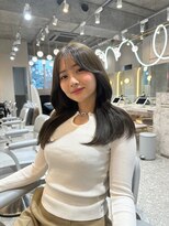 シーシンジュク 新宿南口(Sea shinjuku)&nbsp;韓国風前髪×ショコラアッシュ【新宿/髪質改善/ふんわりカール】
