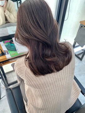 ゲーム 下北沢(GAME) デジタルパーマミルクティーベージュカラー髪質改善韓国ヘア