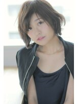ヘアアンドメイク シークネクスト(HAIR&MAKE SeeK NEXT)&nbsp;【SeeK NEXT島貫】斜めバング×小顔ショートボブ