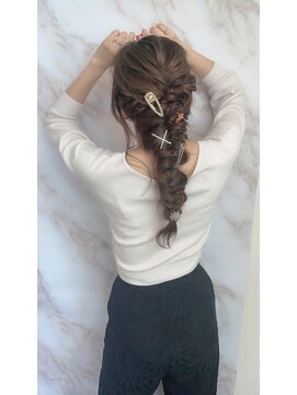 ニスル 上尾店(NISURU) 似合わせカット/大人ガーリー/ダークアッシュ/着物/上尾/上尾駅