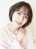 【 Ｉ. 】30代からのナチュラル前下がりショートボブ　川口