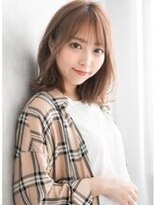 エレノア 枚方(Eleanor)&nbsp;愛されボブ×オレンジベージュ