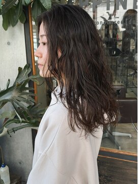 ドゥーア 代官山(Door) #カール#セミディ#パーマ#ミディアムパーマ