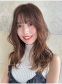 ★◎カールセミディシアカラーワンカール前髪カット小顔カット