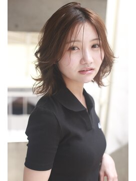 ルーカ 恵比寿(LU-CA) 30代40代50代　大人可愛い小顔ミディアムレイヤー恵比寿