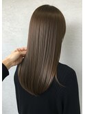 30代40代酸性ストレート縮毛矯正髪質改善艶髪オリーブベージュ