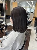 切りっぱなしボブ
