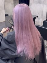 メゾン(Maison)&nbsp;他店のバレイヤージュ履歴をピンクラベンダーに！
