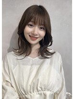 ヌイ 横浜(nui) くびれヘアアプリコットオレンジ