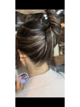 テーラヘアー 大網店(TELA HAIR) 結んでも映えるナチュラルハイライト