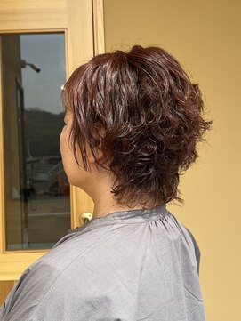 ミュー(miyuu) 「ボリュームup』ミディアムふわふわパーマ/30代/40代/50代