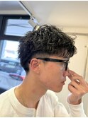 ランダムショートパーマ
