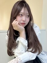 アイトーキョーエス 渋谷(AI TOKYO S)&nbsp;オリーブグレージュ透明感韓国くびれ巻き顔まわりレイヤー前髪