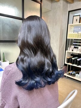 サクラ オモテサンドウ(SAKURA) 地毛を活かすグラデーションカラー　デザインカラー　表参道