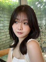 ガーランド (Garland)&nbsp;大人かわいいくびレイヤーカットまろベージュ小顔シースルー前髪