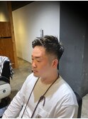 フェードカット/メッシュ/アップバング