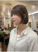 Olive brown color×naturalbob