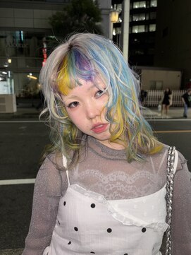 ロテ 名古屋 名駅店(Lote.) ミディアムヘア/デザインカラー/フェイスフレーミング/名古屋