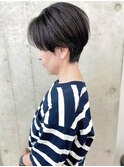 ハンサムショートくびれショートセンターパート20代30代40代