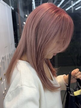 ビューブルー 亀戸錦糸町(VIEW BLUE) ◎小顔前髪顔まわりピンクベージュロングミディアム