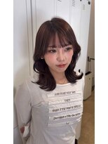 マティス 室見店(MATISSE)&nbsp;大人可愛いレイヤーミディアム × 透けバング