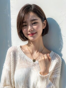 アイリコ タマプラーザ(IRICO tama plaza)の写真/【デザインカット¥3700】細部までこだわる似合わせ技で360度可愛い黄金シルエットを実現【たまプラーザ】