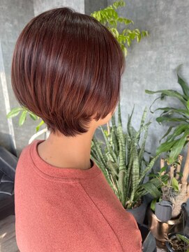 グラック(glac) ショート/丸みショート/ピンクベージュ