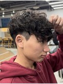 長岡シャドウパーマ緩めスパイラルパーマ波巻きパーマッシュ30代