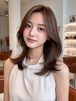 クレビアテン(CreBiA ten_)&nbsp;艶髪/透明感/レイヤーカット/顔まわりカット/シアーブラウン