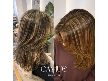 カミュー 高岳(CAMUE)の写真/忙しい大人女性へ|4ヵ月プリンが気にならない地毛ハイライト