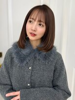 ミラリー トウキョウ(Mirareee Tokyo) 【F】ニュアンス大人セミディ艶感ブラウンカラー