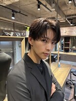 メンズココ メンズパーマ 韓国ヘア 日本橋店(MENS COCO) 韓国風コンマセンターパート