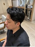 メンズショートパーマ